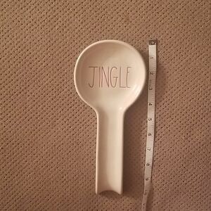 Rae Dunn Jingle Ceramic Spoon Dish. NWT